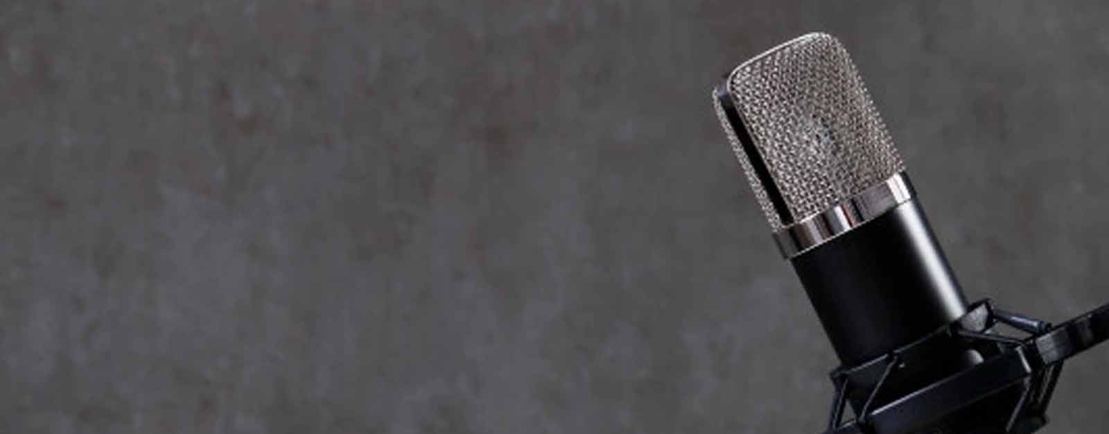 micrófono de radio