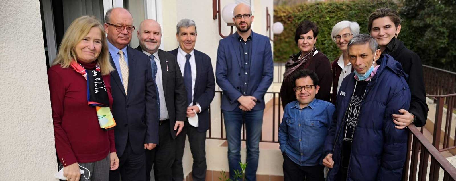 Sergio en el homenaje