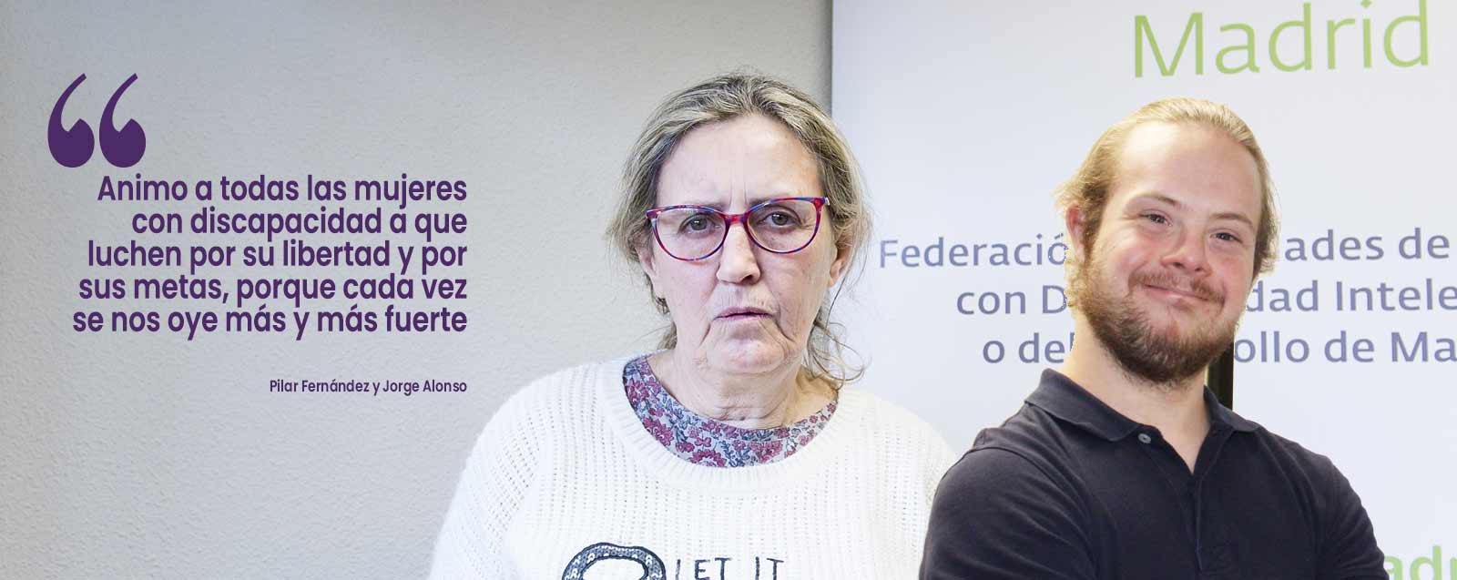 Pilar Fernández y Jorge Alonso