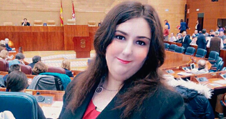 Cristina Paredero en Diputados por un Día