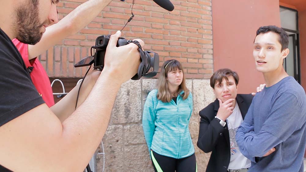 Rodaje escenas sesión proyecto Hazte Ver número 9.
