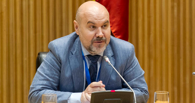Luis Cayo, en el Congreso de los Diputados