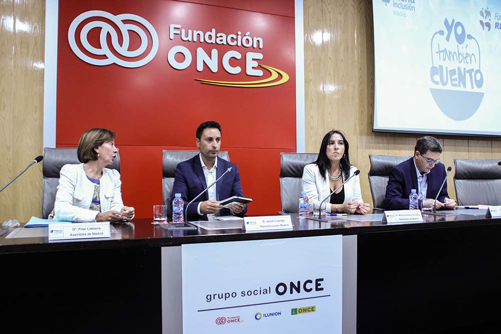Pilar Liébana, Javier Luengo, Mónica Silvana y Tomás Marcos