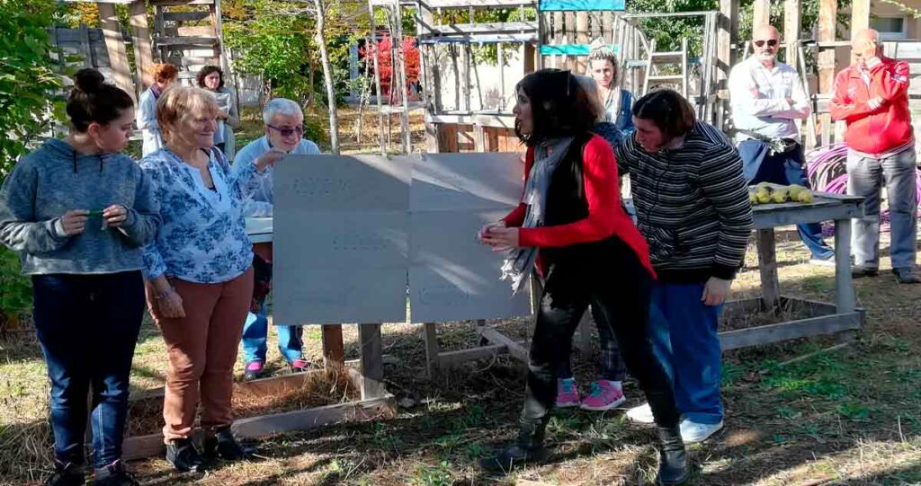 participantes en el cierre del proyecto