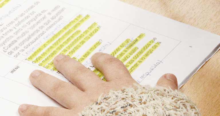 texto. Lectura Fácil