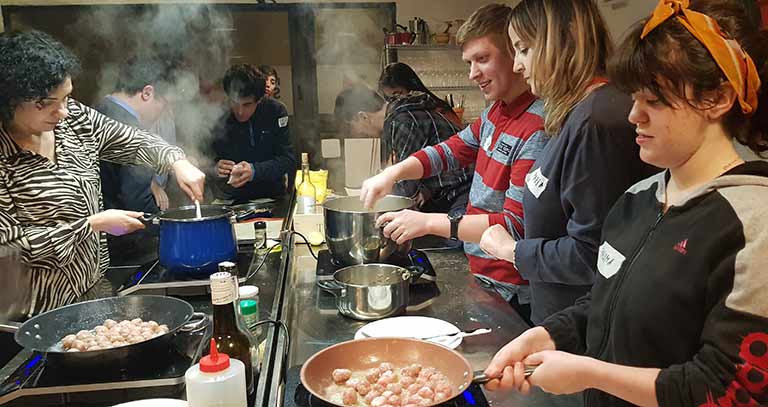 Taller de cocina de X-Frágil y CGI