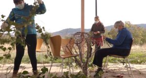 Una escena de la residencia artística Paisaje Abierto 2020