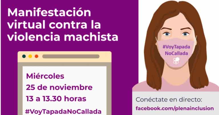 Voy Tapada No Callada. Manifestación Virtual