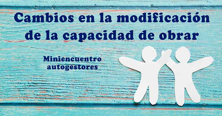 Encuentro autogestores discapacidad y tutela
