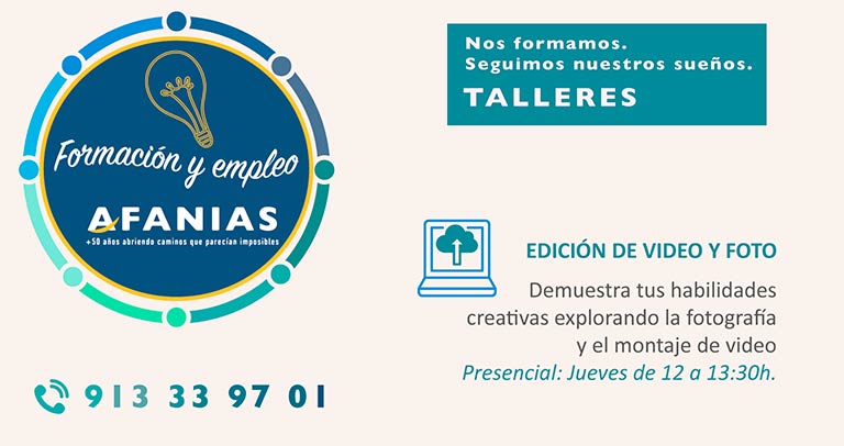 Taller de edición de fotografía y vídeo