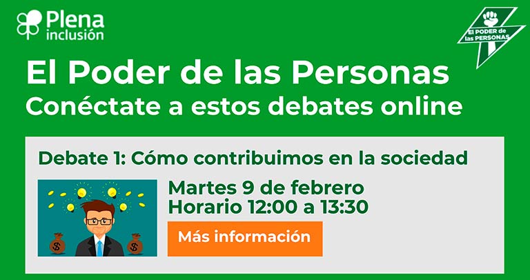 Cartel del primer debate de 'El poder de las personas'