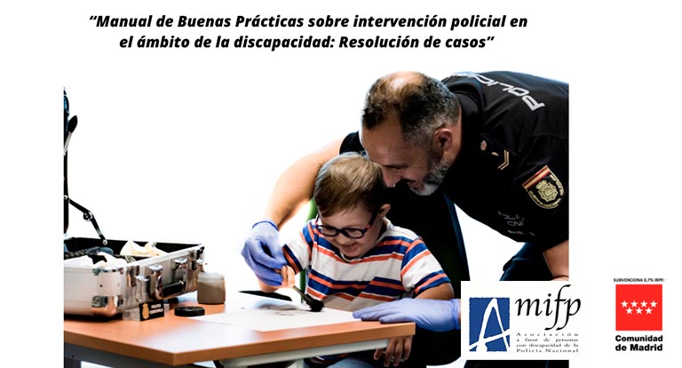 Imagen del manual de buenas prácticas de intervención policial y discapacidad