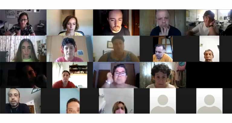 Pantallazo de la reunión