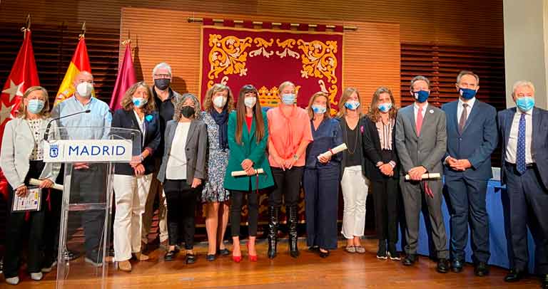 Foto de familia de proyectos premiados