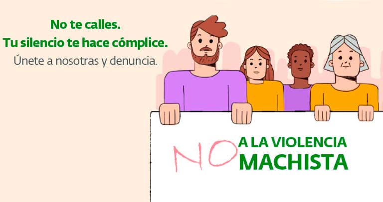Tu silencio te hace cómplice. 25N