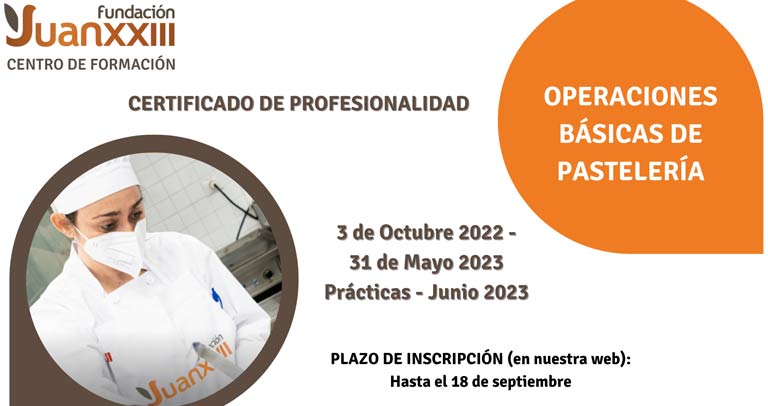 Certificado de profesionalidad: Operaciones básicas de pastelería