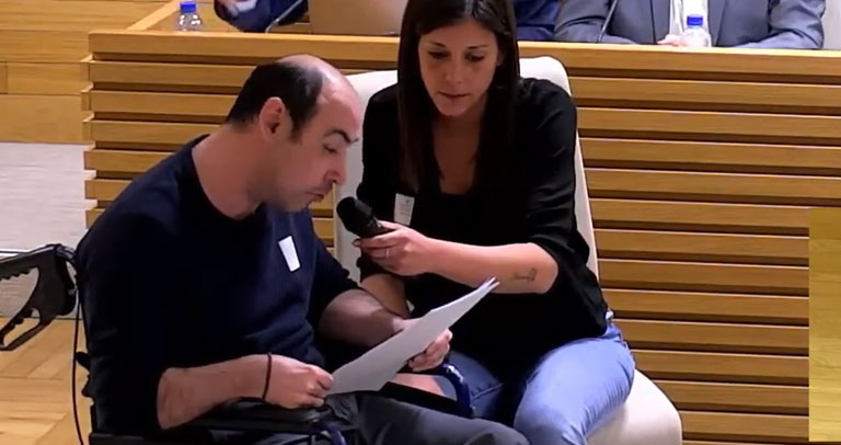 Daniel Díaz interviene en el Pleno del Ayuntamiento de Getafe