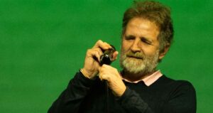 Don Mauro, durante su actuación en No te Rías Sólo