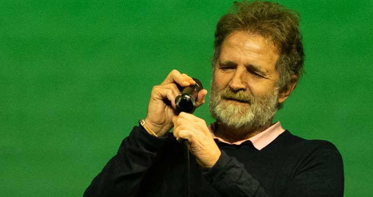 Don Mauro, durante su actuación en No te Rías Sólo