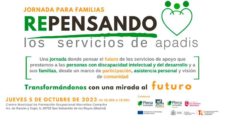 Repensando los servicios de Apadis | Jornada para familias
