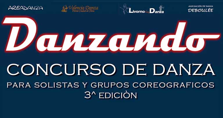 Danzando, fragmento del cartel del concurso