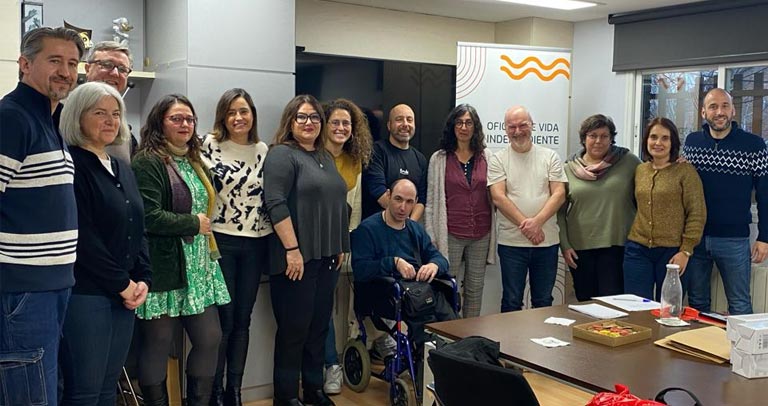 Citizen Network visita la Oficina de Vida Independiente de Plena Inclusión Madrid