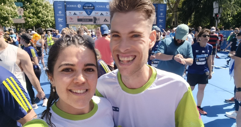 Dis-friendly relay Madrid marathon